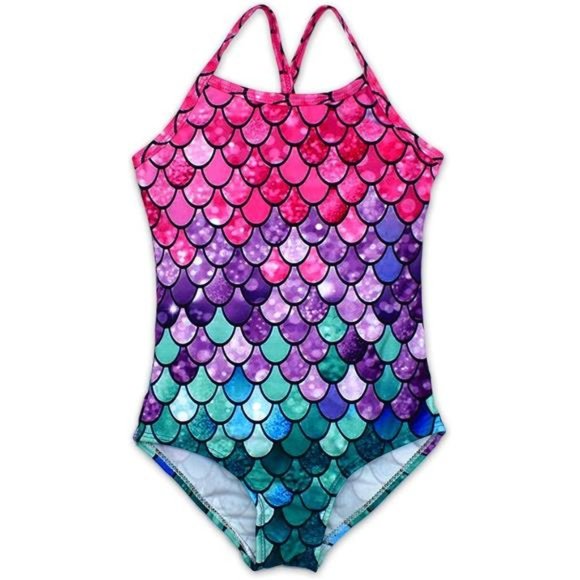 NEW Girls One Pieces Swimsuit Cute Swimwear Bathing Suits, available in sizes
